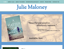 Tablet Screenshot of juliemaloney.net